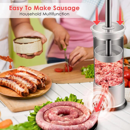 Maquina de fazer linguiça caseira. Modelo vertical. Faça sua linguiça ou salsicha na hora. Pratico. Sua cozinha agradece.