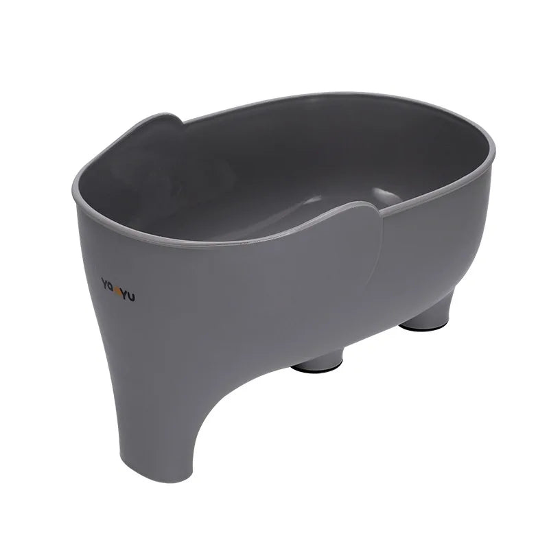 Cesta de drenagem em forma de elefante. Cesta de drenagem de cozinha multiuso. Cesta de drenagem de frutas, vegetais e verduras. Cesta de plástico resistente.