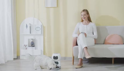 Alimentador automático para animais de estimação. Para gatos, cães e pets. Alimentador inteligente com WiFi. Gravador de voz. Grande capacidade de temporização. Dispensador de comida para animais.